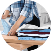 Woman Folding Laundry Min 2