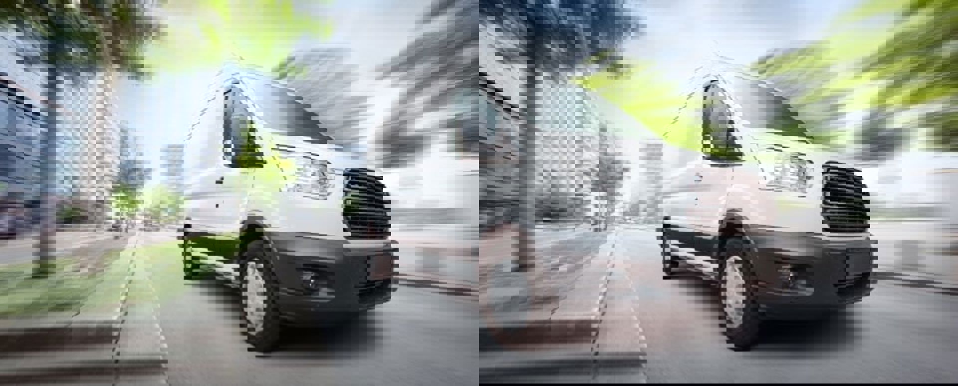 Van Driving In City Min 1